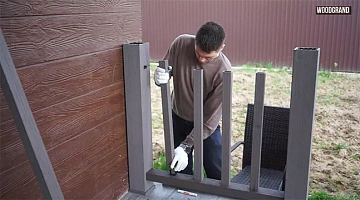 Подготовили видео с правилами и советами по монтажу ограждения из ДПК для террасы (этапы, нюансы, секреты)